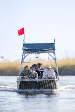 Bateau sur la rivière Chobé