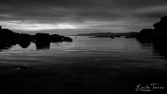 Côte de granit gris