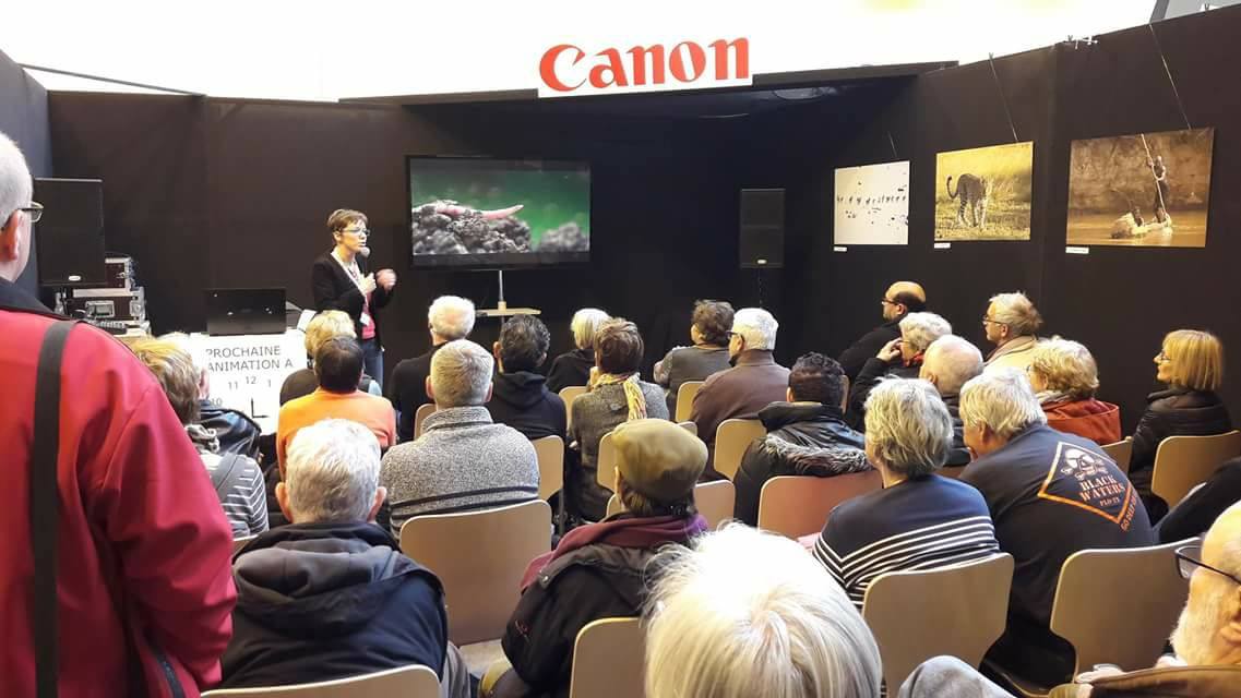 Conférence photo animalière Canon Emilie Tournier